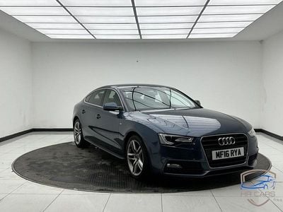 Blue Used 2016 Audi A5 Sportback S-Line Hatchback | £7,995 (Fair price)