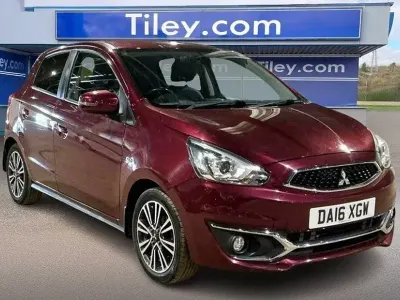 Used Mitsubishi Mirage 79 HP (58 kW) 2016 Mauve/purple Hatchback