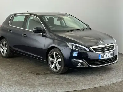 Used Peugeot 308 Allure 131 HP (96 kW) 2016 Blue Hatchback