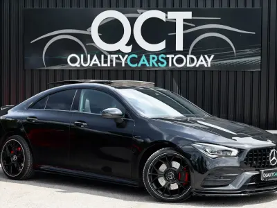 Used Mercedes CLA220 AMG Line Premium Plus 190 HP (139 kW) 2021 Black Coupe