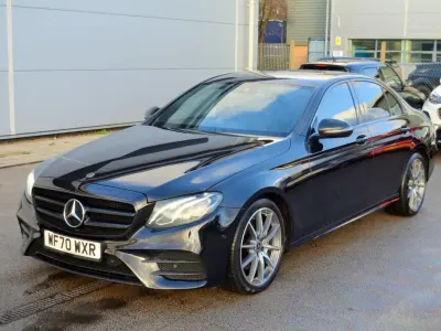 Begagnad Mercedes E200 AMG line 184 HK (135 kW) 2020 Svart Sedan