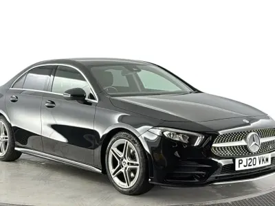 Used Mercedes A200 AMG line 2020 Black Sedan