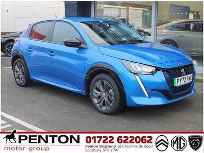 Used Peugeot e-208 Allure+ 100 kW (136 HP) 2023 Blue Hatchback