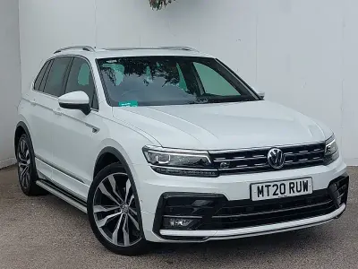 Used VW Tiguan R-line 150 HP (110 kW) 2020 White SUV
