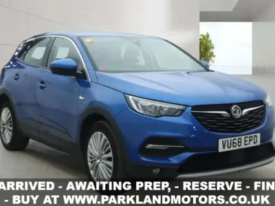 Second-hand Vauxhall Grandland X S 130 CP (95 kW) 2018 Albastru SUV