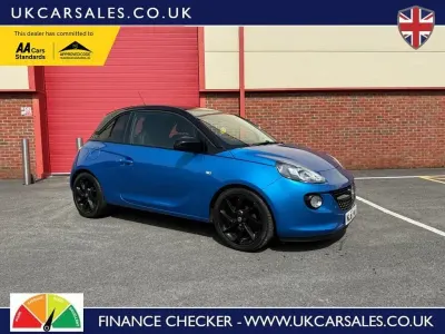 Used Vauxhall Adam S 70 HP (51 kW) 2017 Blue Hatchback