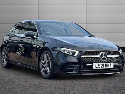 Used Mercedes A200 AMG Line Premium 150 HP (110 kW) 2021 Cosmos black Hatchback