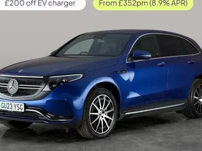 Used Mercedes EQC400 AMG line 300 kW (408 HP) 2022 Blue SUV