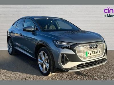 Blue Used 2023 Audi Q4 Sportback e-tron S-Line SUV | £27,980 (Good price)