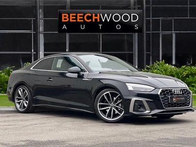 Used Audi A5 S-Line 163 HP (119 kW) 2021 Black Coupe