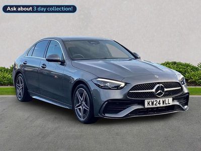 Grey Used 2024 Mercedes C200 AMG line Sedan | £30,677