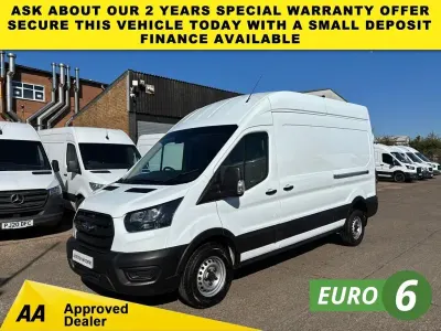 Used Ford Transit 130 HP (95 kW) 2022 White Van
