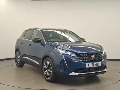 Used Peugeot 3008 Premium 131 HP (96 kW) 2021 Blue SUV