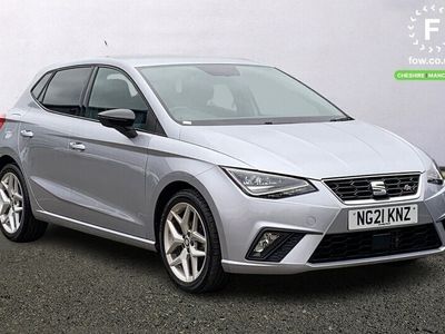 used Seat Ibiza HATCHBACK 1.0 TSI 95 FR [EZ] 5dr [Bluetooth audio streaming with handsfree system,Cruise control,Steering wheel mounted controls,Coming/leaving home lighting function,Electrically adjustable and heated door mirrors,Leather multifunction flat bo