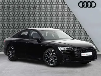 Used Audi A8 Black Edition 286 HP (210 kW) 2025 Black Sedan