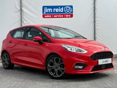 Używany Ford Fiesta ST-Line 100 KM (73 kW) 2018 Czerwony Hatchback