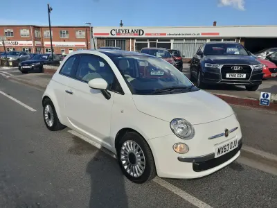 Used Fiat 500 Lounge 69 HP (50 kW) 2013 White Hatchback