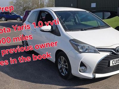 Used Toyota Yaris 69 HP (50 kW) 2015 White Hatchback