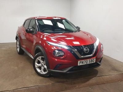 Red Used 2020 Nissan Juke N-Connecta SUV | £12,798 (Fair price)