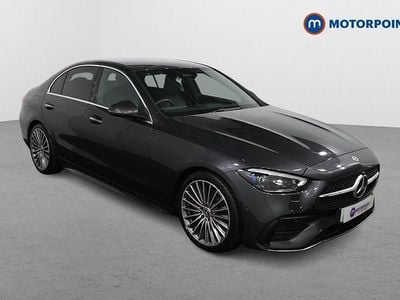 Grey Used 2022 Mercedes C200 AMG Line Premium Sedan | £27,249 (Fair price)