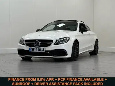 Used Mercedes C63 AMG Premium 2018 White Coupe