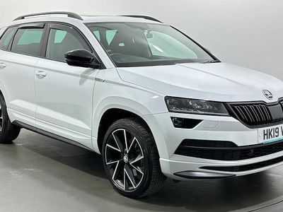 Używany Skoda Karoq SportLine 150 KM (110 kW) 2019 Biały SUV