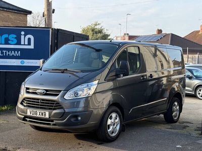 Black Used 2018 Ford Transit Custom Limited Van | £12,099 (Good price)