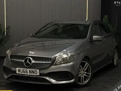 Begagnad Mercedes A180 AMG line 109 HK (80 kW) 2018 Halvkombi