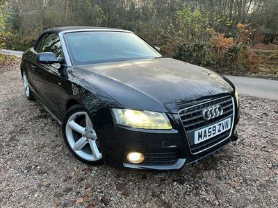 used Audi A5 Cabriolet 2.0 TDI S LINE 2d 168 BHP 6 SPEED MANUAL.