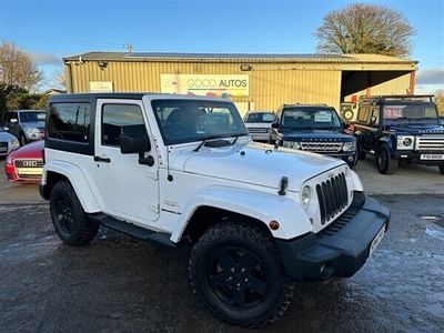 used Jeep Wrangler 2.8 SAHARA CRD 2d 197 BHP