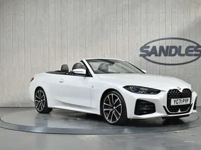 Used BMW 430 Cabriolet M Sport 258 HP (189 kW) 2021 White Cabriolet