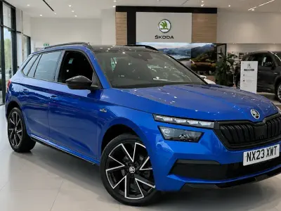 Used Skoda Kamiq Monte Carlo 150 HP (110 kW) 2023 Blue SUV