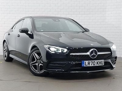 Used Mercedes CLA180 AMG line 136 HP (100 kW) 2020 Black Sedan