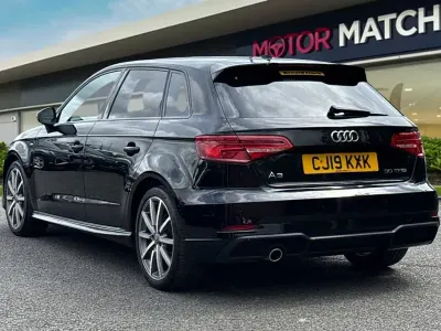 Usado Audi A3 Sportback Black Edition 2019 Negro Utilitario