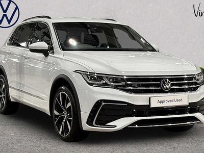 White Used 2023 VW Tiguan R-line SUV | £26,002 (Good price)