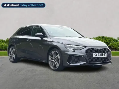 Used Audi A3 Black Edition 147 HP (108 kW) 2023 Grey Sedan