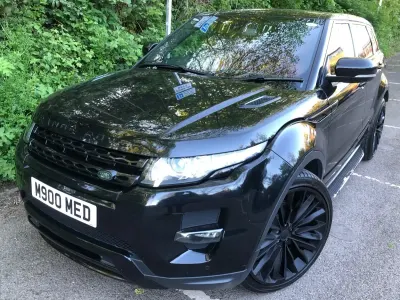 Begagnad Land Rover Range Rover evoque Dynamic 2012 Svart Kombi