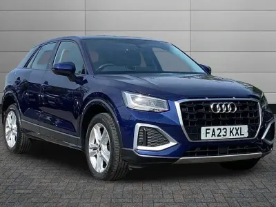 Used Audi Q2 Sport 150 HP (110 kW) 2023 Navarra blue SUV