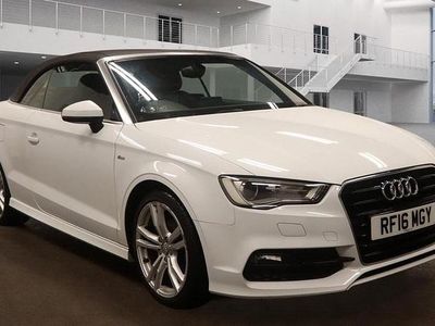 Used Audi A3 Cabriolet S-Line 2016 Ibis white Cabriolet