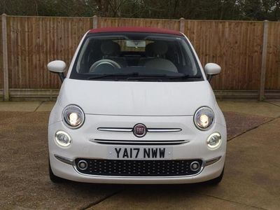 Used Fiat 500C Lounge 69 HP (50 kW) 2017 White Cabriolet