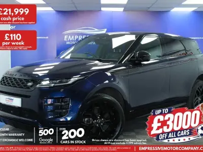 Used Land Rover Range Rover evoque SE Dynamic 200 HP (147 kW) 2021 Blue SUV