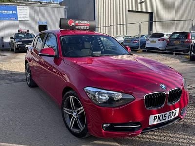 Used BMW 116 Sport Line 2015 Red Hatchback