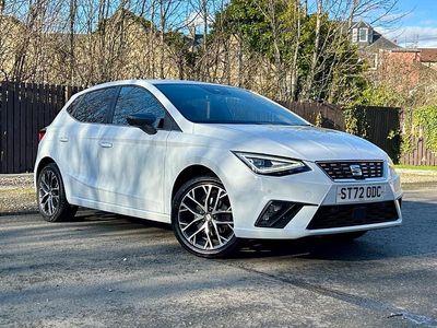 Begagnad Seat Ibiza XCELLENCE Lux 108 HK (79 kW) 2022 Vit Halvkombi