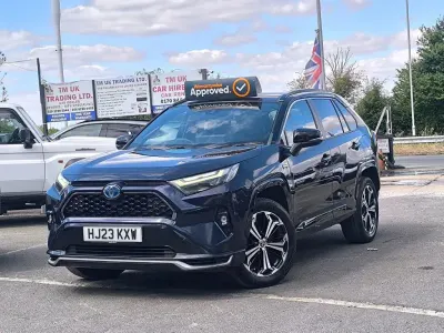 Used Toyota RAV4 Hybrid 2023 Blue and black SUV