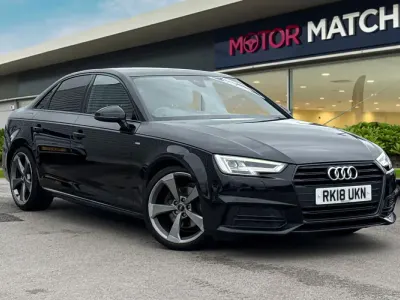 Used Audi A4 Black Edition 150 HP (110 kW) 2018 Black Sedan