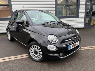 Black Used 2019 Fiat 500 Lounge Hatchback | £7,995 (Fair price)
