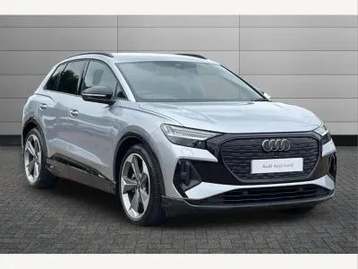 Used Audi Q4 e-tron Black Edition 246 kW (335 HP) 2024 Floret silver SUV