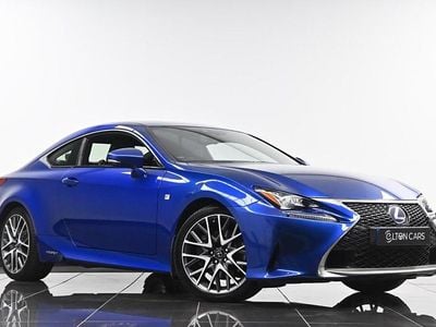 Begagnad Lexus RC300h Sport Line 2016 Blå Sportkupé