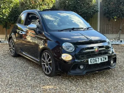 Used Abarth 595 Turismo 165 HP (121 kW) 2017 Black Cabriolet