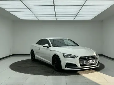 Used Audi A5 S-Line 187 HP (137 kW) 2017 White Coupe